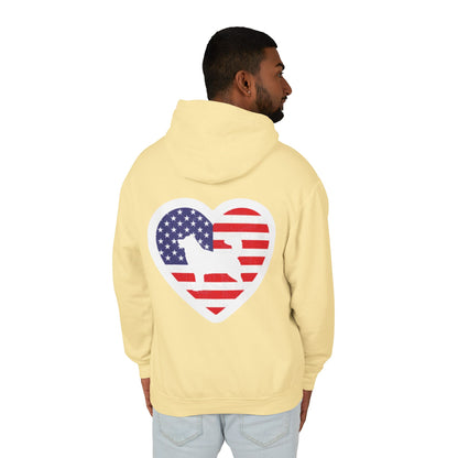 Malamute Flag Unisex Lightweight Hoodie