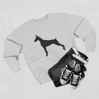 Doberman Silhouette Unisex Crewneck Sweatshirt