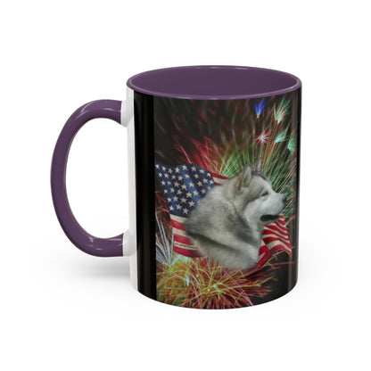 American Malamute 2-Tone Coffee Mug