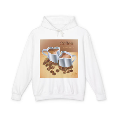 Coffee With Love Unisex Lightweight Hoodie