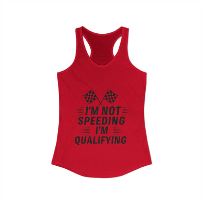 I'm Qualifying Women's Racerback Tank