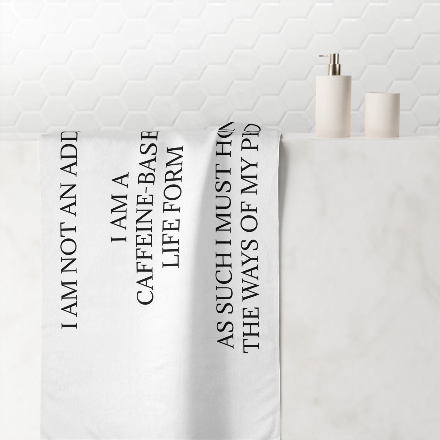 Not An Addict Mink-Cotton  Beach Towel