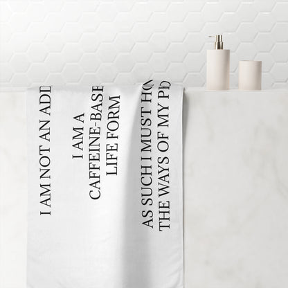 Not An Addict Mink-Cotton  Beach Towel