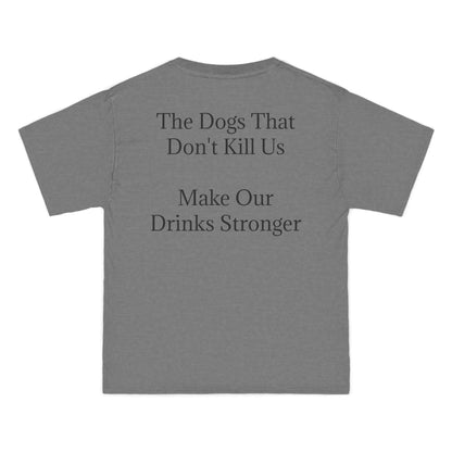 Drinks Stronger Men's Short-Sleeve Crewneck Tee