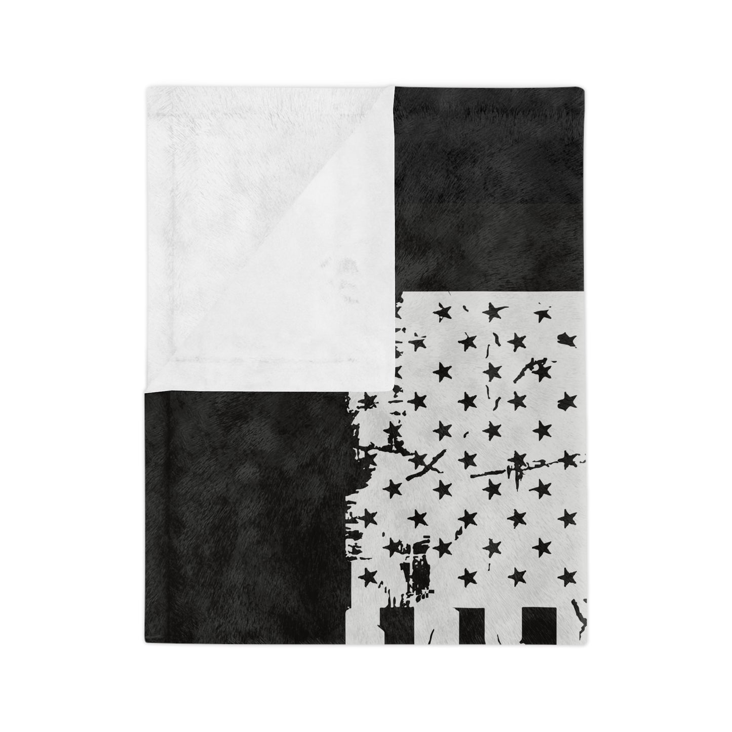 Thin Yellow Line Velveteen Microfiber Blanket