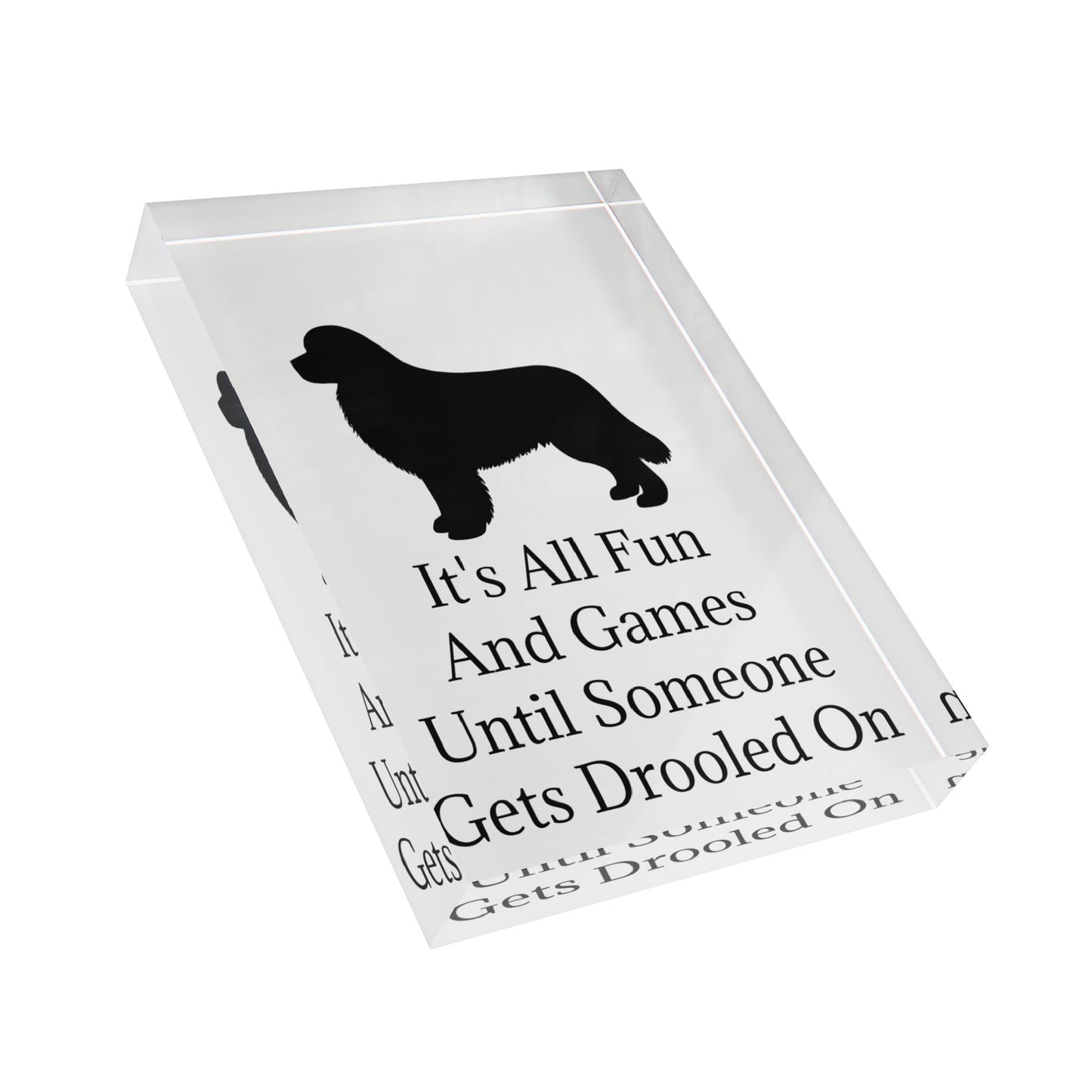 Fun And Games Acrylic Photo Block