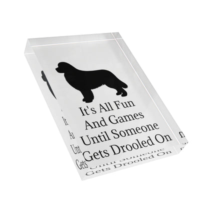 Fun And Games Acrylic Photo Block