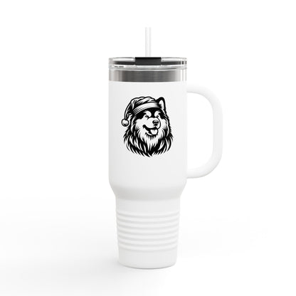 Santa Paws Malamute Insulated Travel Mug