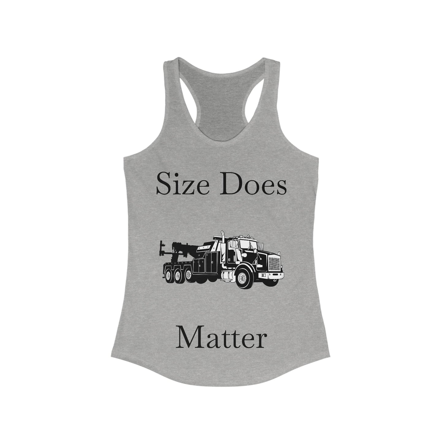 Size Does Matter Women's Racerback Tank