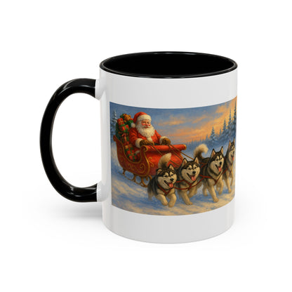 Dashing Through The Snow 2-Tone Coffee Mug
