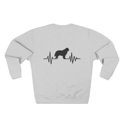 My Heart Beats For Newfies Unisex Crewneck Sweatshirt