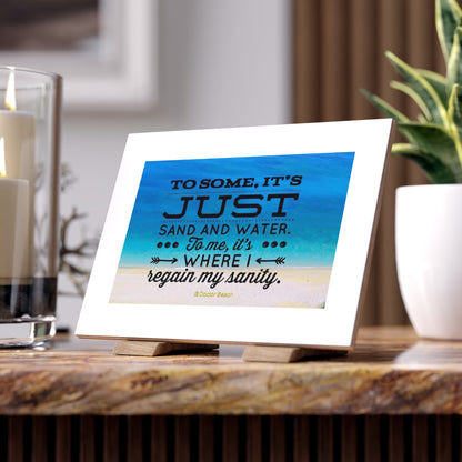 Dr. Beach Ceramic Photo Tile