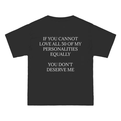 50 Personalities Men's Short-Sleeve Crewneck Tee