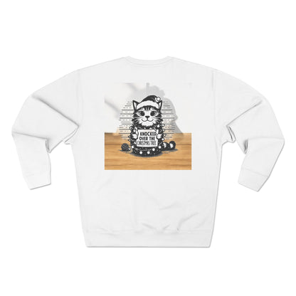 Naughty Cat Unisex Crewneck Sweatshirt