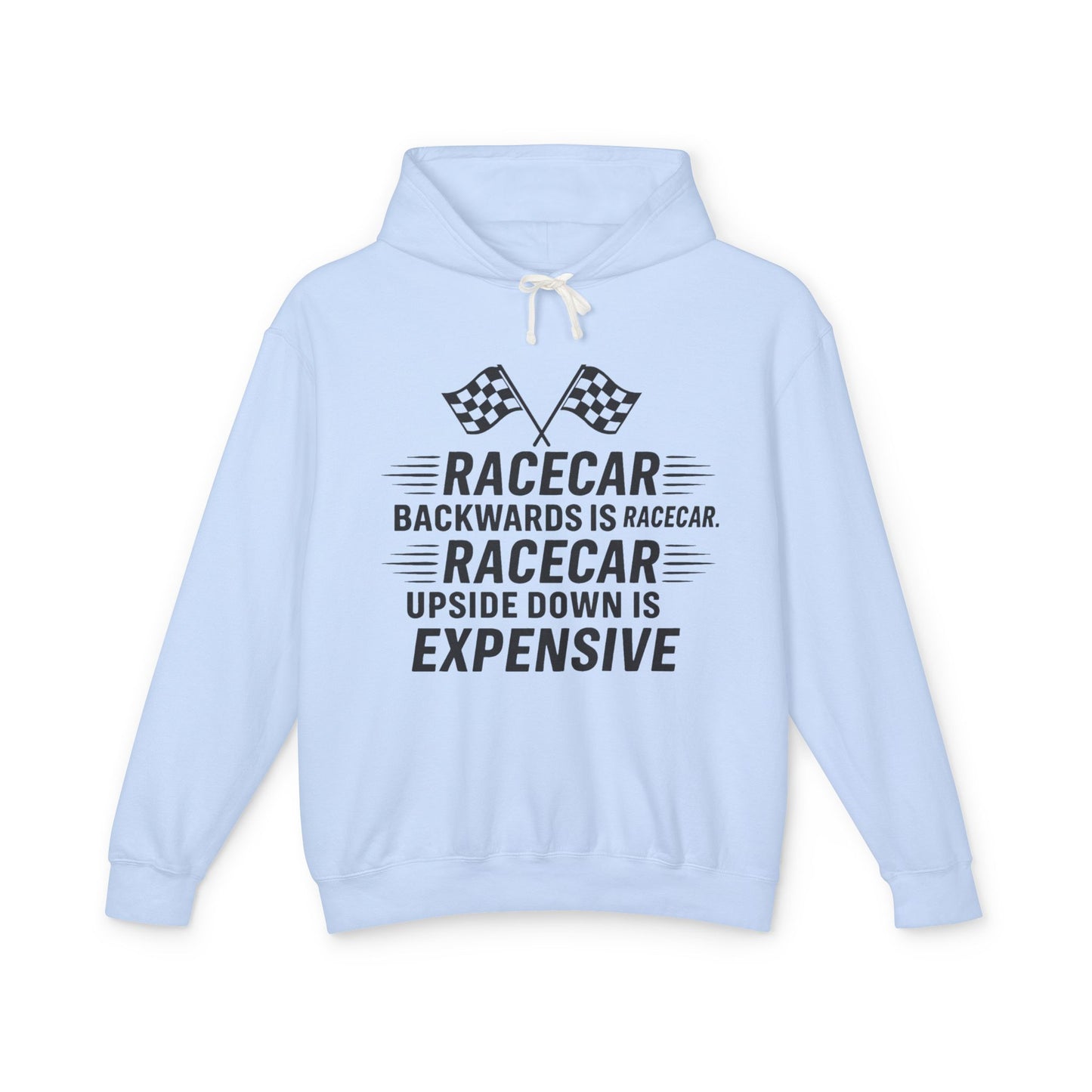 Racecar Backwards Unisex Lightweight Hoodie