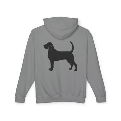 Bloodhound Silhouette Unisex Lightweight Hoodie