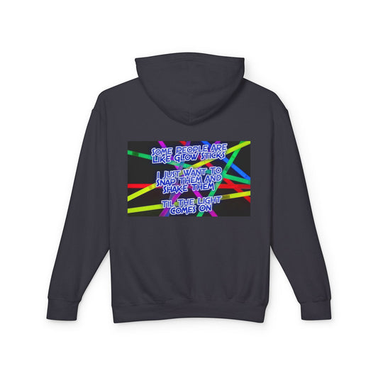 Glow Sticks Unisex Lightweight Hoodie