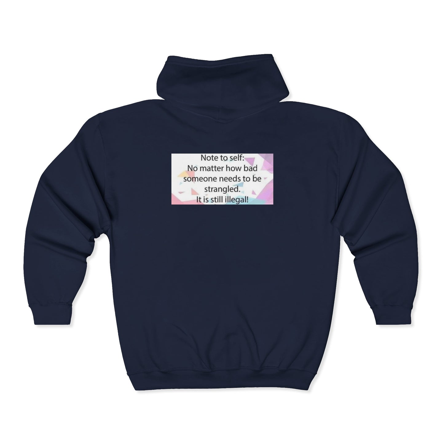 Note to Self Unisex Full Zip Hoodie