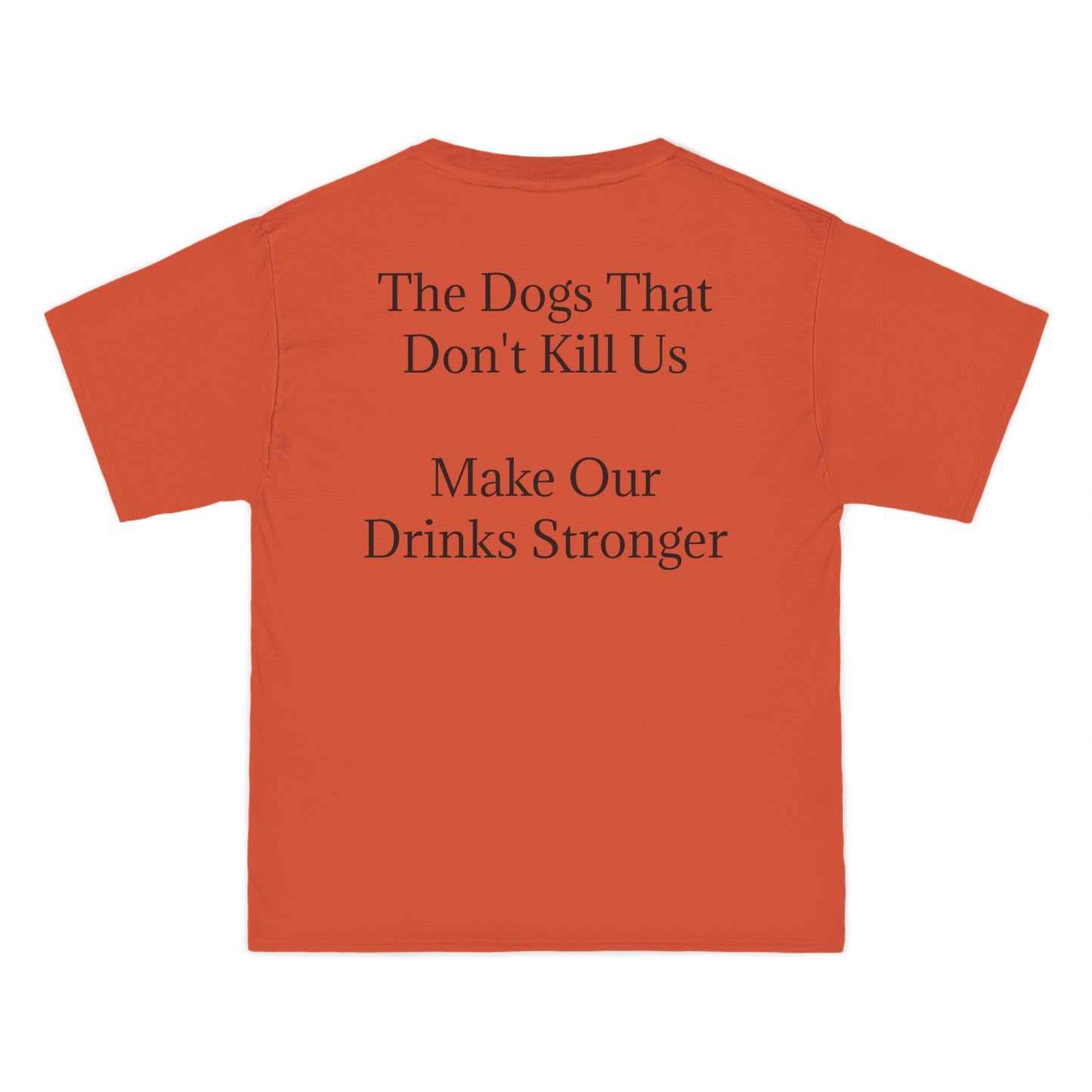 Drinks Stronger Men's Short-Sleeve Crewneck Tee