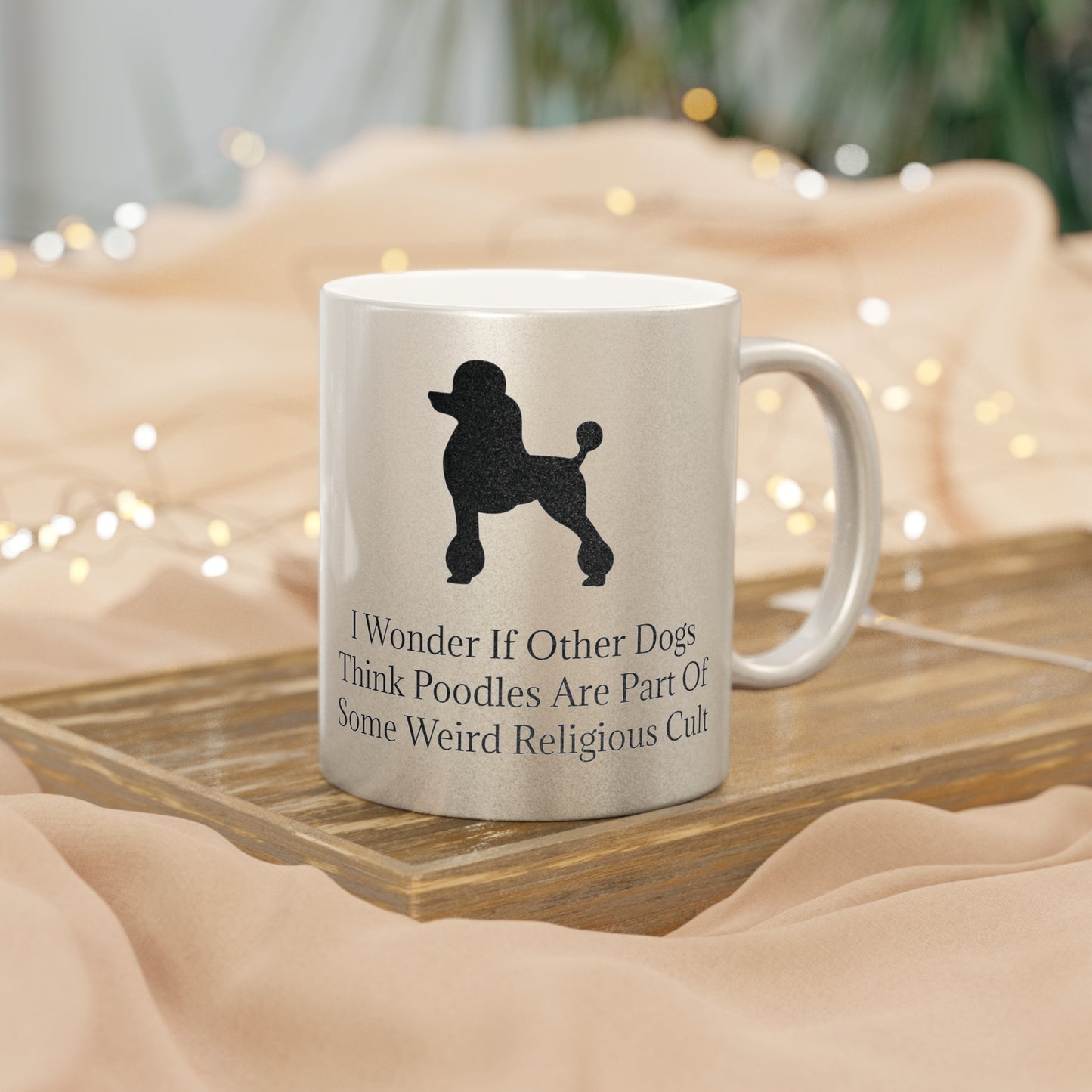 I Wonder Metallic Coffee Mug