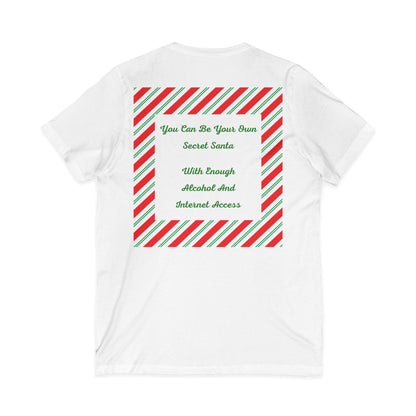 Your Own Secret Santa Unisex Short Sleeve V-Neck Tee