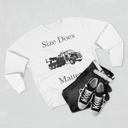 Size Does Matter Unisex Crewneck Sweatshirt