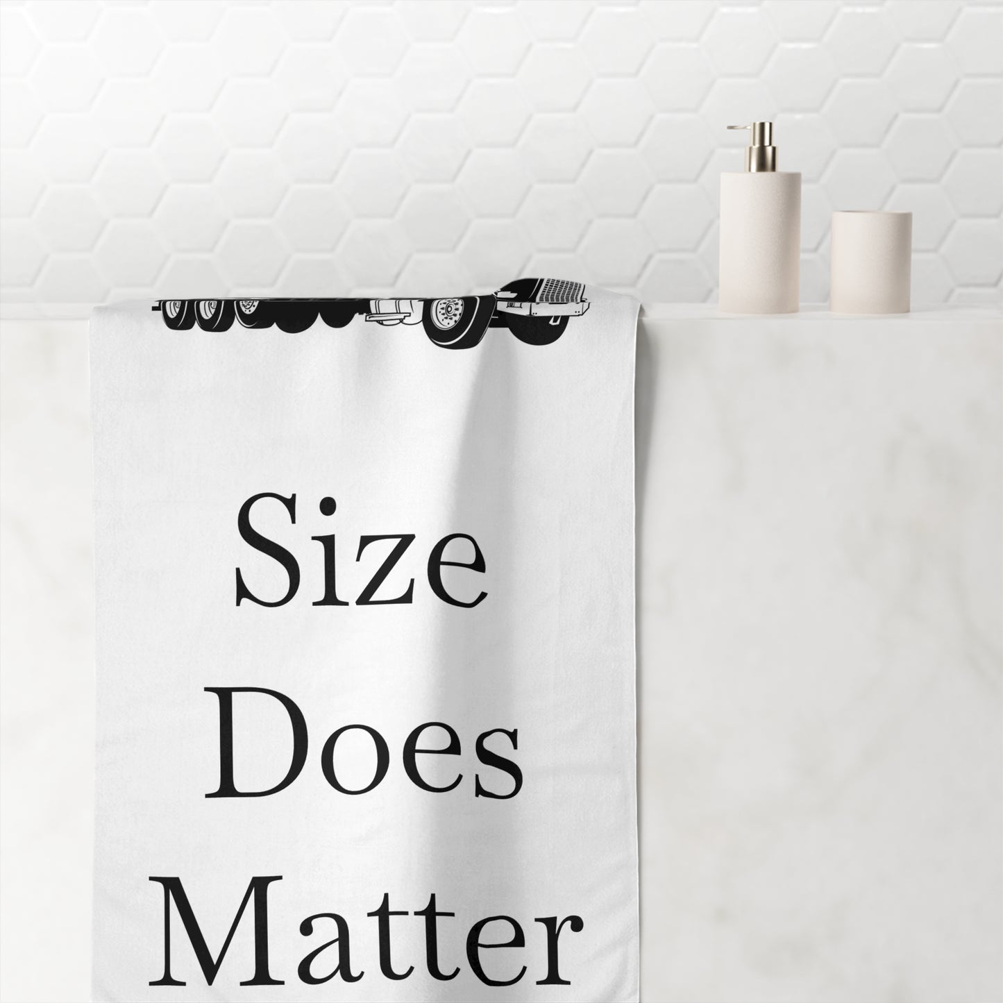 Size Does Matter Mink-Cotton  Beach Towel
