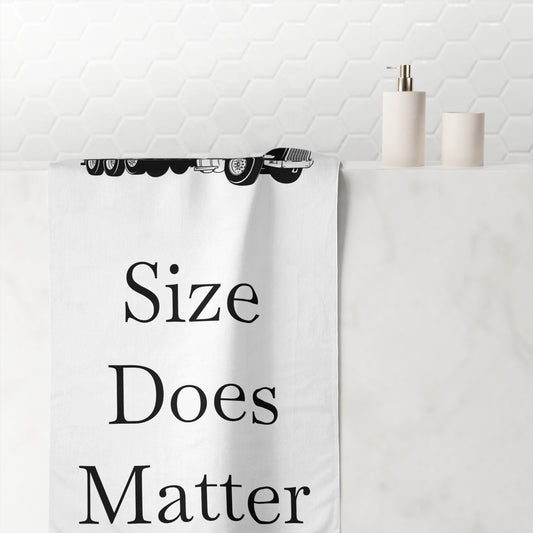 Size Does Matter Mink-Cotton  Beach Towel