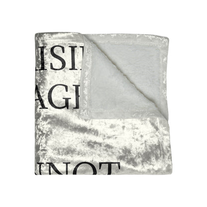 Raising Teenagers Crushed Velvet Blanket