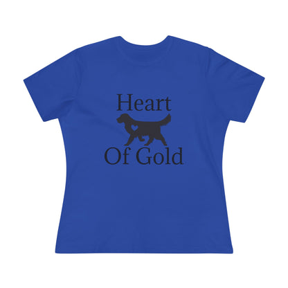 Heart Of Gold Women's Short Sleeve Crewneck Tee