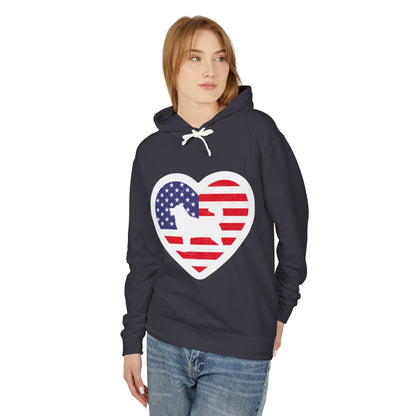Malamute Flag Unisex Lightweight Hoodie
