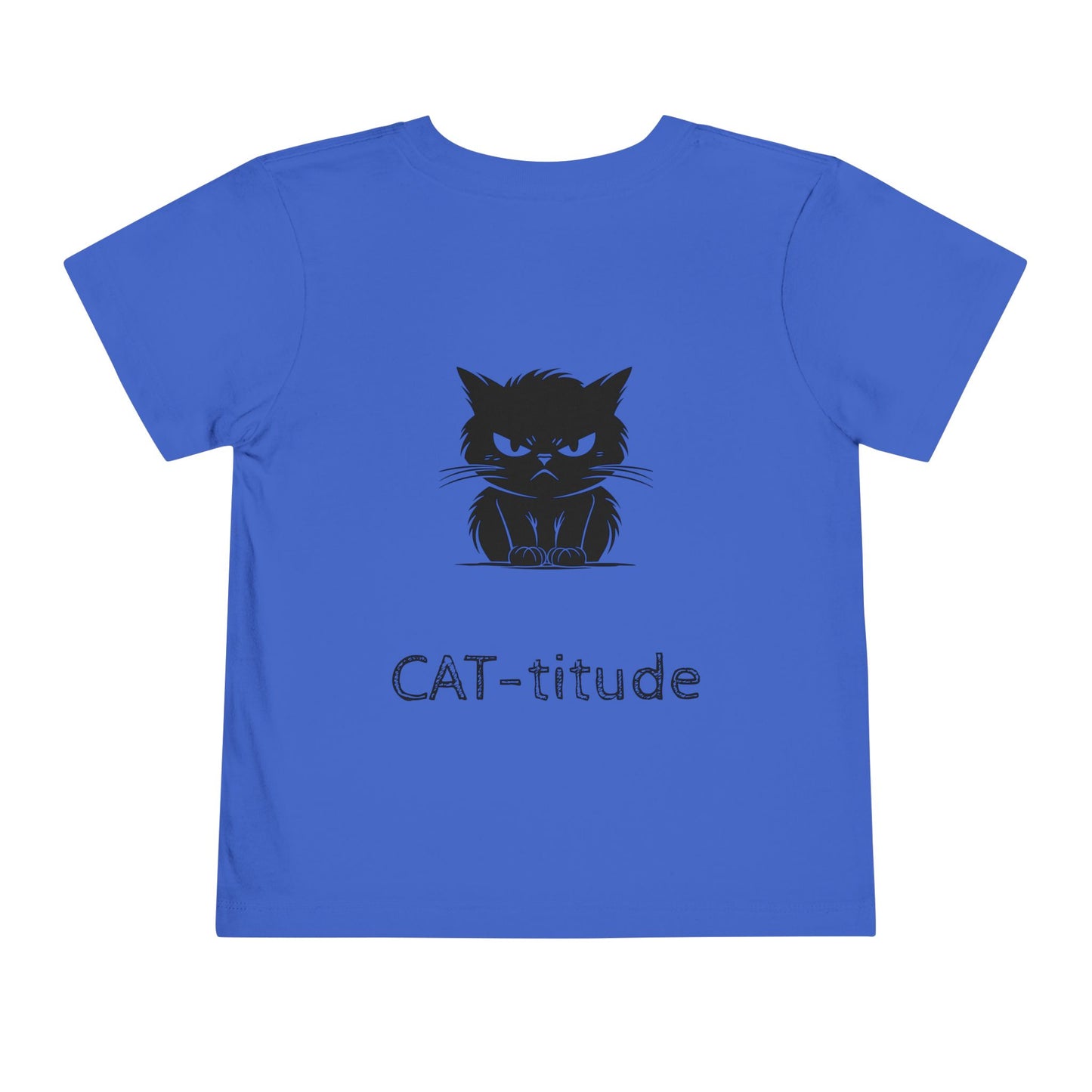 CAT-titude Toddler Unisex Short Sleeve Crewneck Tee
