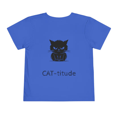CAT-titude Toddler Unisex Short Sleeve Crewneck Tee