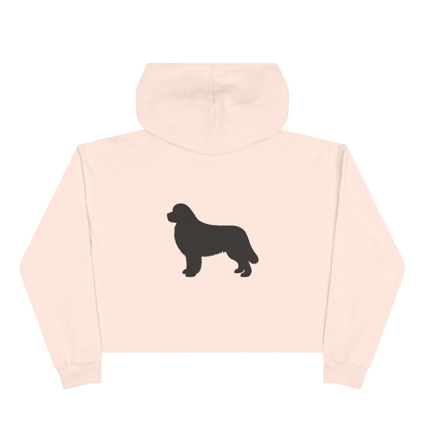Newfie Silhouette Women's Crop Hoodie