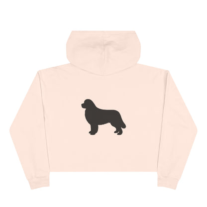 Newfie Silhouette Women's Crop Hoodie
