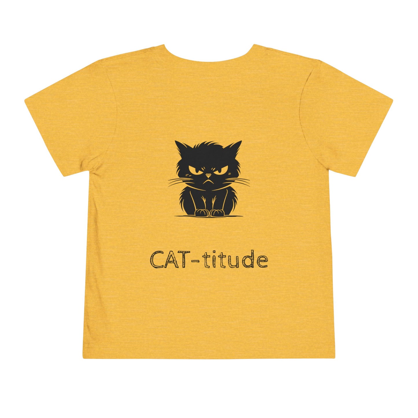 CAT-titude Toddler Unisex Short Sleeve Crewneck Tee