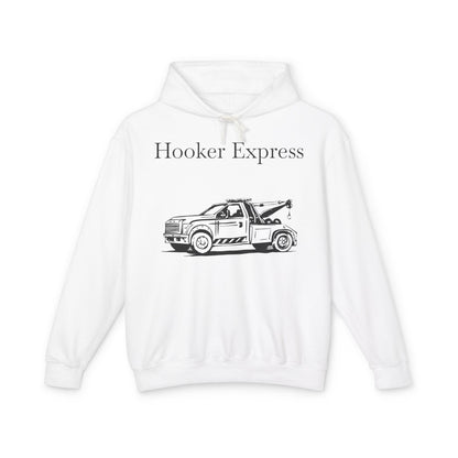 H**ker Express Wheel Lift Tow Truck Unisex Lightweight Hoodie