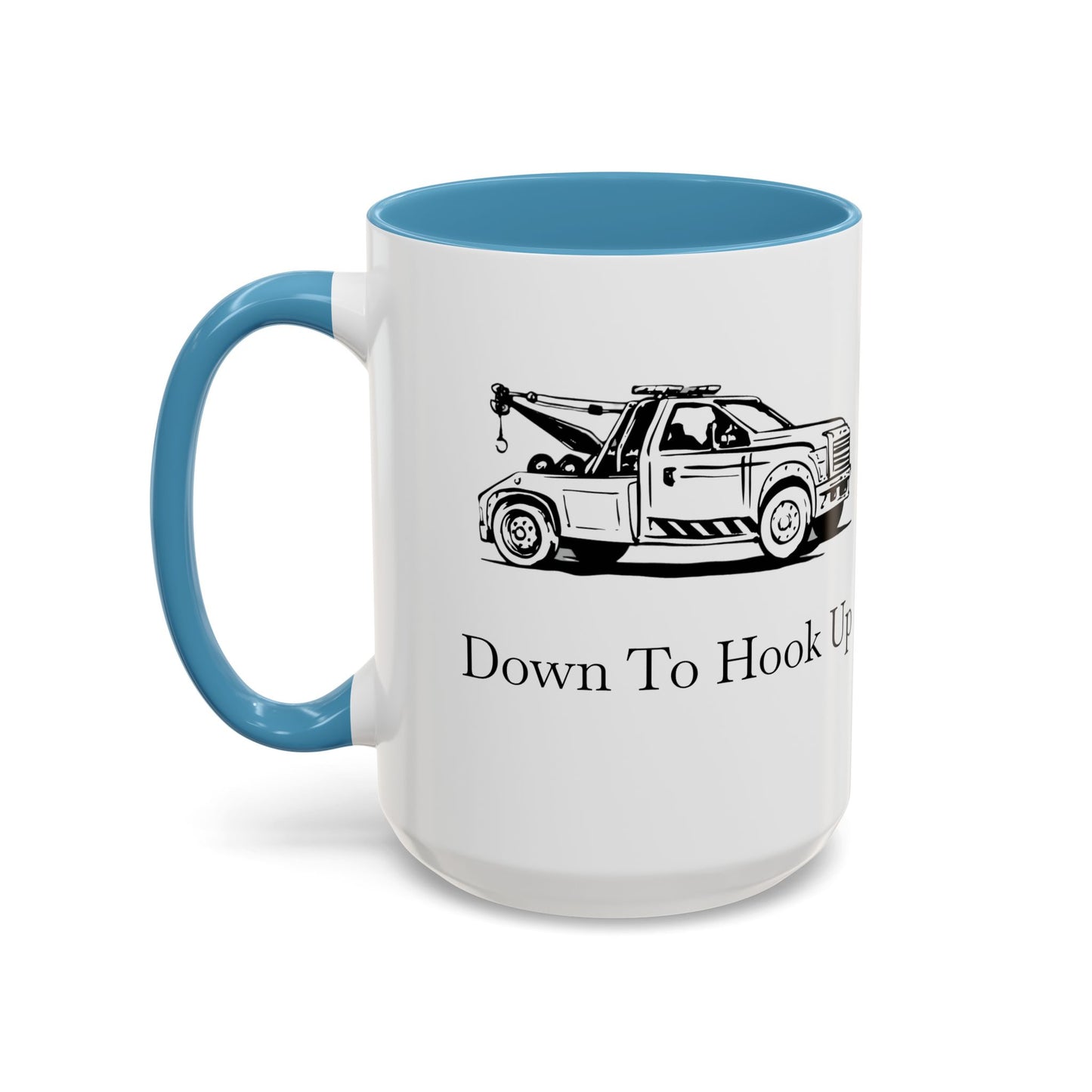 Down To Hook Up 2-Tone Coffee Mug