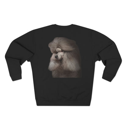 Poodle Head Unisex Crewneck Sweatshirt