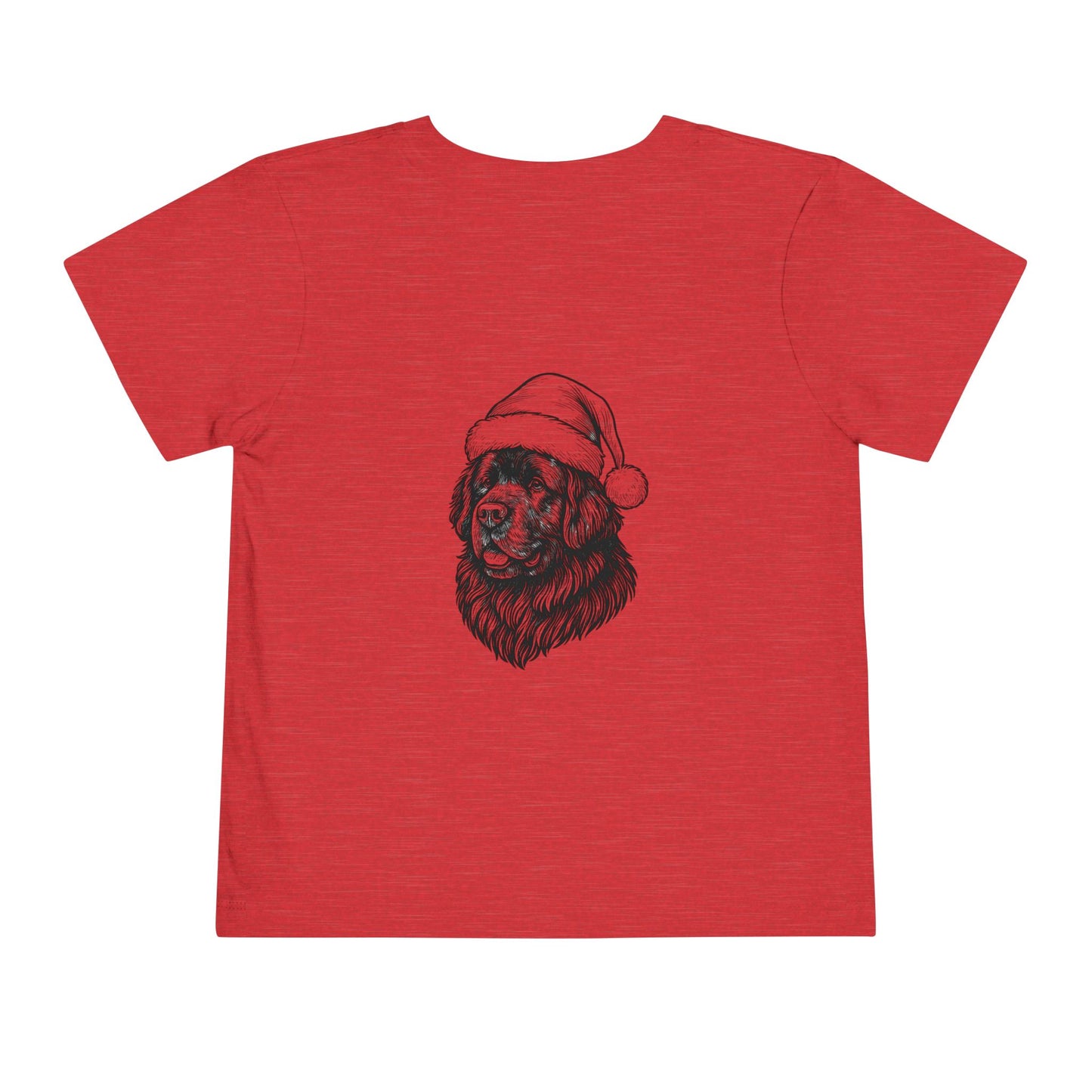 Santa Paws Newfie Toddler Unisex Short Sleeve Crewneck Tee