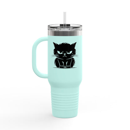 Angry Cat Insulated Travel Mug