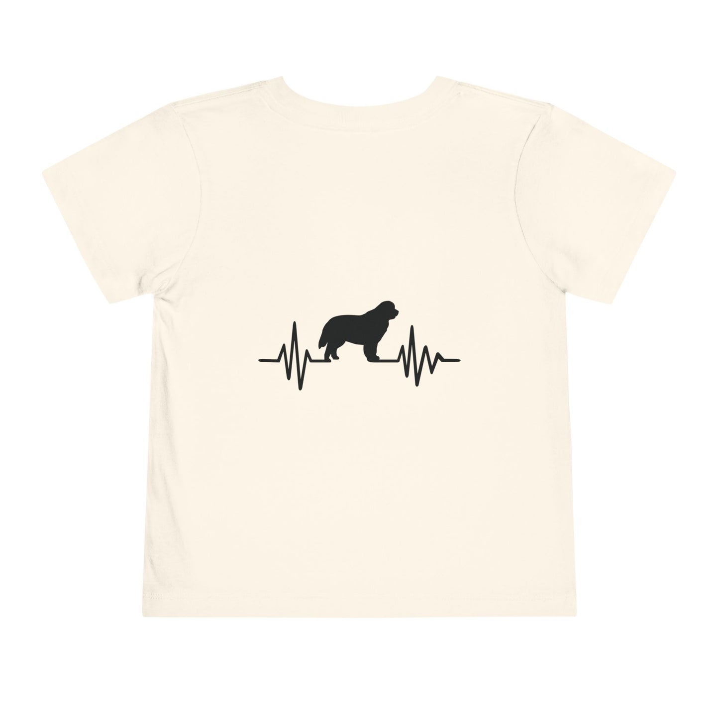 My Heart Beats For Newfies Toddler Unisex Short Sleeve Crewneck Tee