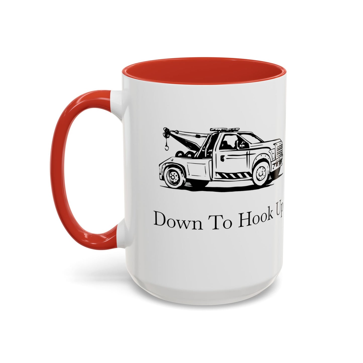 Down To Hook Up 2-Tone Coffee Mug