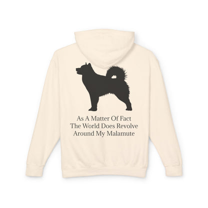 Matter Of Fact Malamute Unisex Lightweight Hoodie