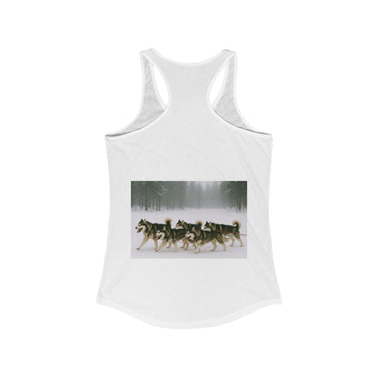 Mush On Women's Racerback Tank