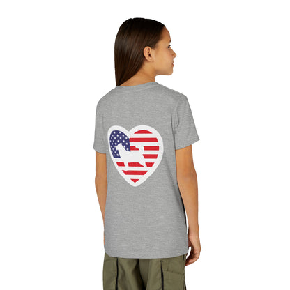 Malamute Flag Youth Unisex Short Sleeve Crewneck Tee