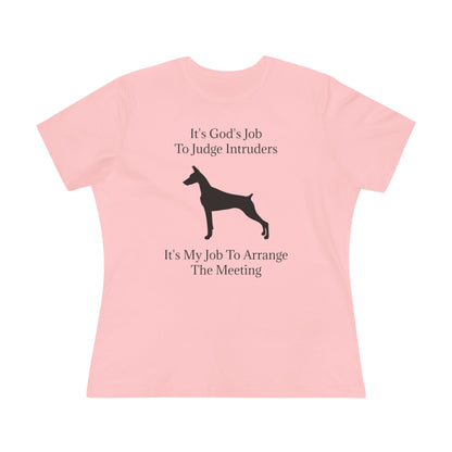 Arrange The Meeting Women's Short Sleeve Crewneck Tee