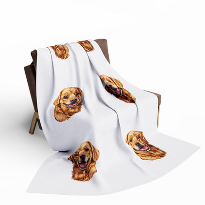 Golden Head Arctic Fleece Blanket