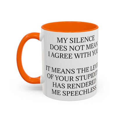Speechless 2-Tone Coffee Mug