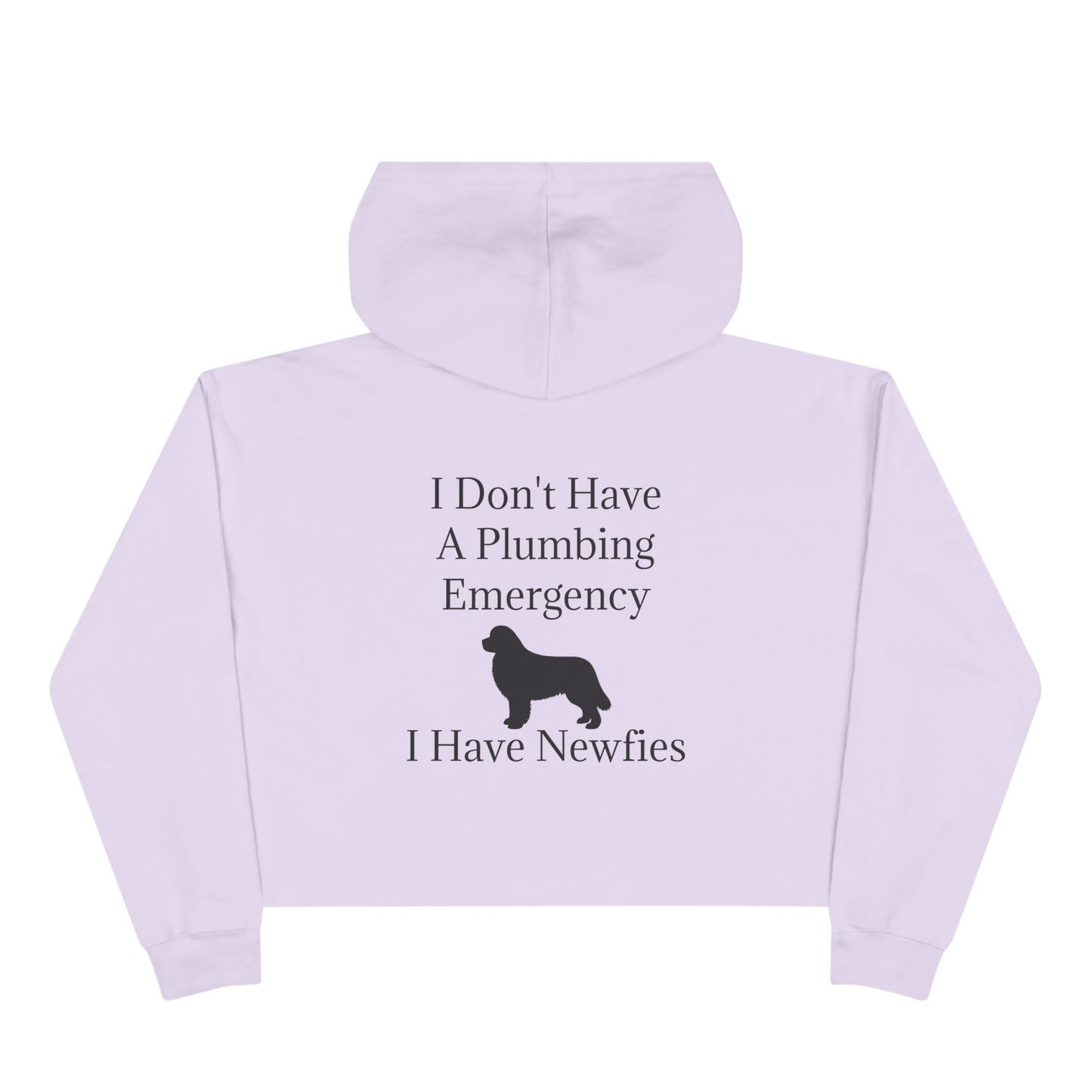 Plumbing Emergency Women's Crop Hoodie